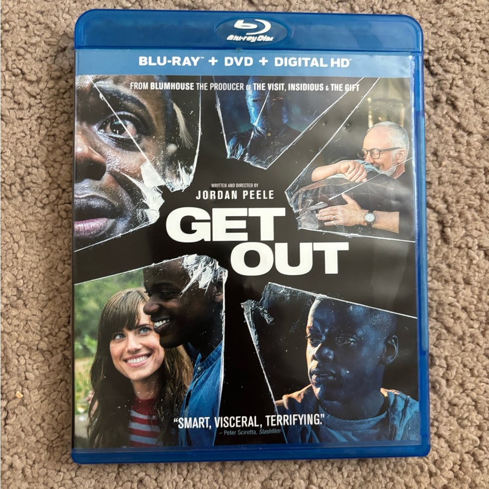Get Out Blu-ray DVD‎ Digital HD Horror Thriller Jordan Peele Blumhouse